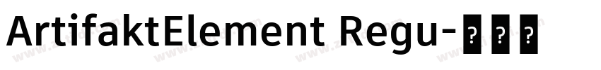 ArtifaktElement Regu字体转换 ArtifaktElement Regu字体转换